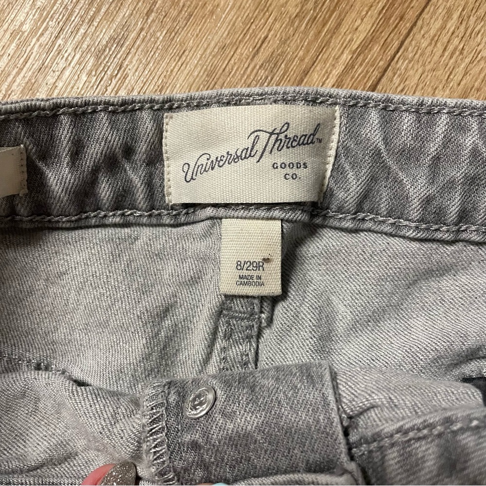 Gray Universal Thread High Rise Shorts - Picture 3 of 6